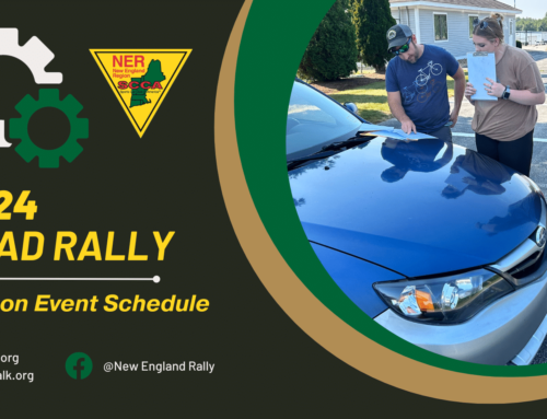 2024 Road Rally Event Schedule