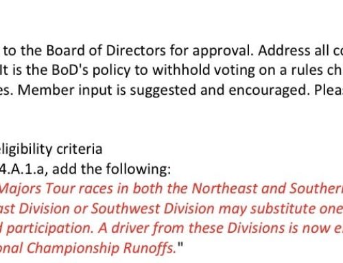 Updated Runoffs Qualifications for NEDiv
